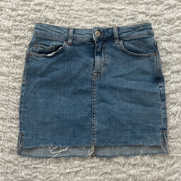 Zara Skirts Zara Denim Skirt Poshmark